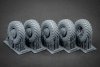 ScaleX WM 35015 GAZ Tiger V1 Ordinary wheel set (for Meng) 1/35